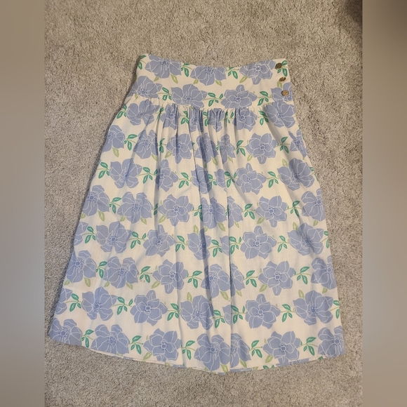 Draper James RSVP Size Small Midi Skirt Floral - Picture 3 of 8